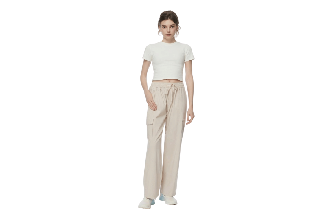 Calça Feminina Bengaline Cargo Facinelli
