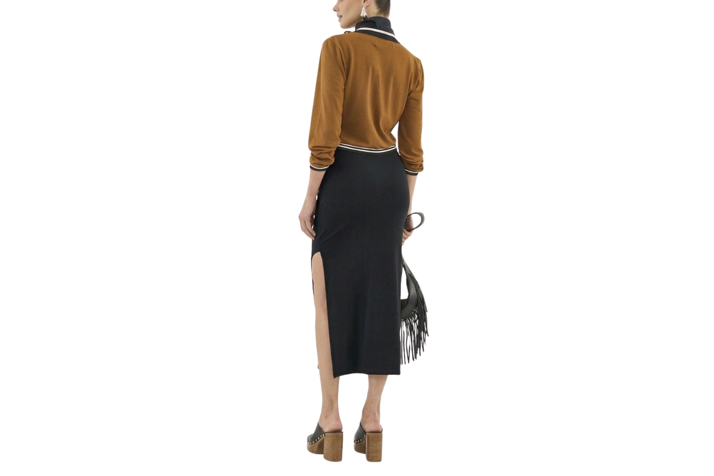 Saia Colcci Jeans Canelada