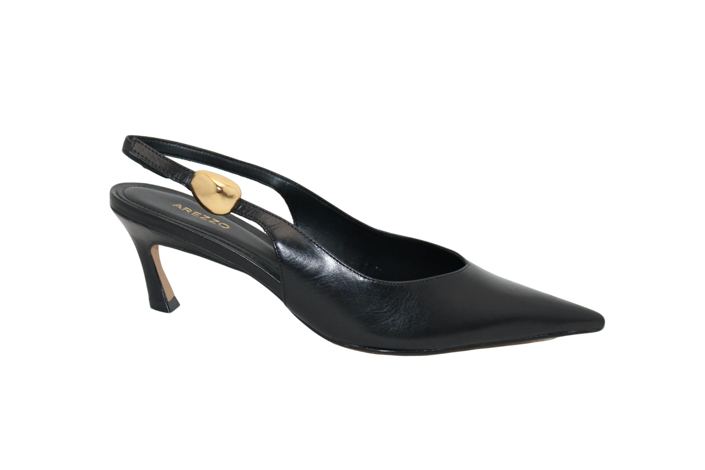 Sapato Feminino Chanel Arezzo Elegante Confortável Salto Baixo Original
