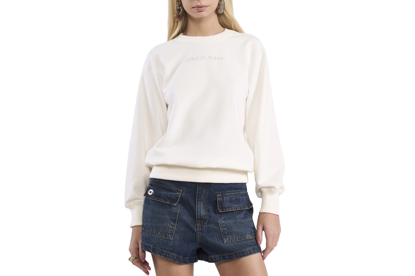 Blusa Moletom Feminina Colcci Jeans