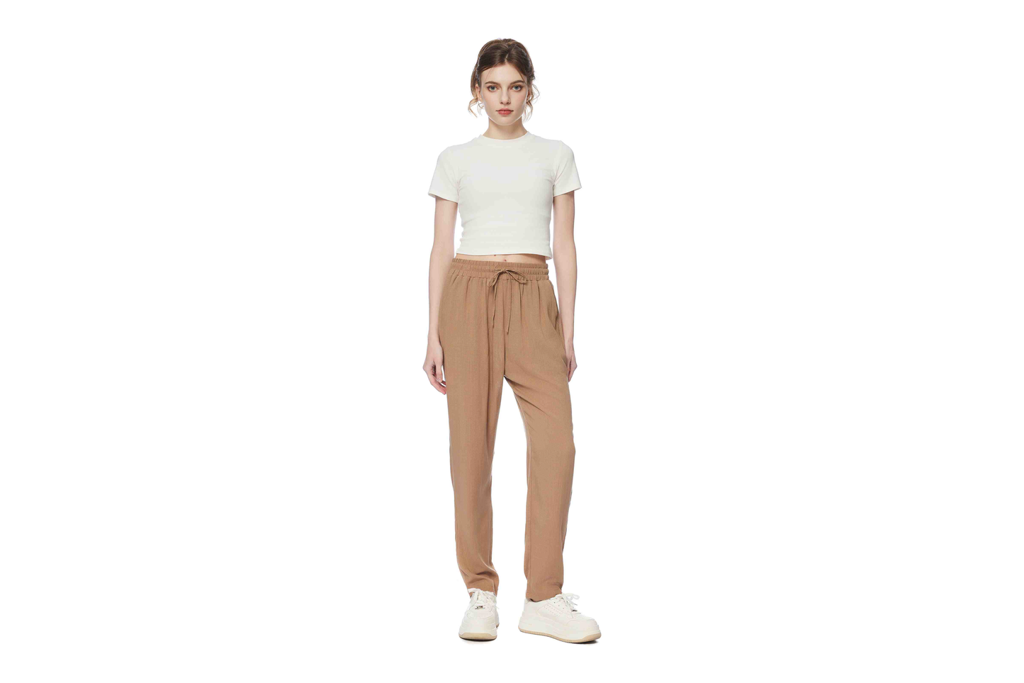 Calça Feminina Viscose Bolso Faca Facinelli