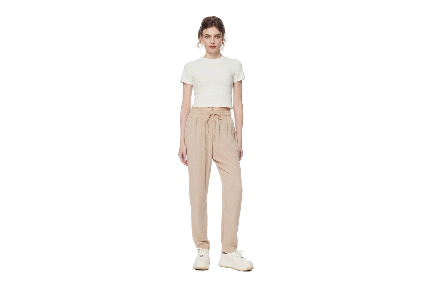 Calça Feminina Viscose Bolso Faca Facinelli