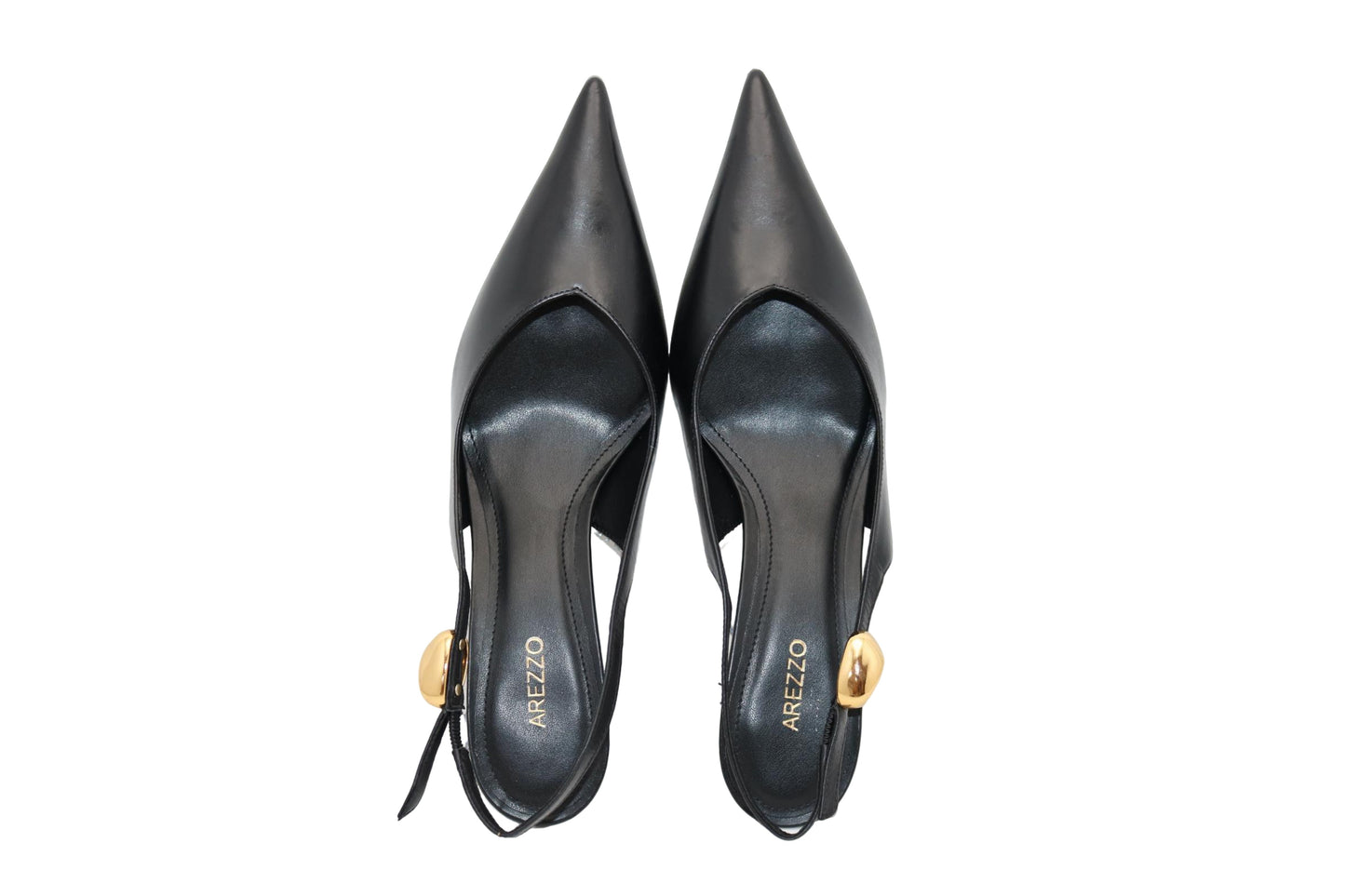 Sapato Feminino Chanel Arezzo Elegante Confortável Salto Baixo Original
